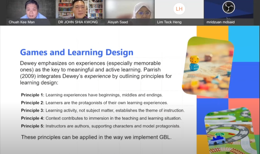 Game-based Learning (GBL): Key Principles